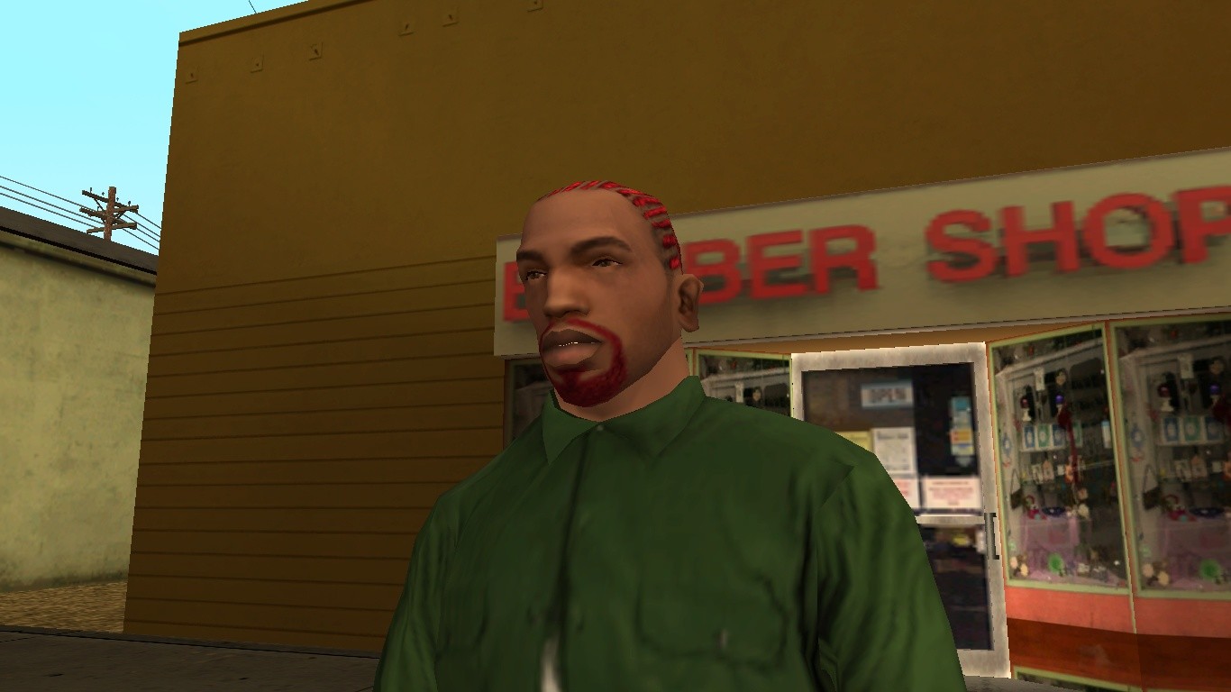 GTA San Andreas Bacon Hair Mod 