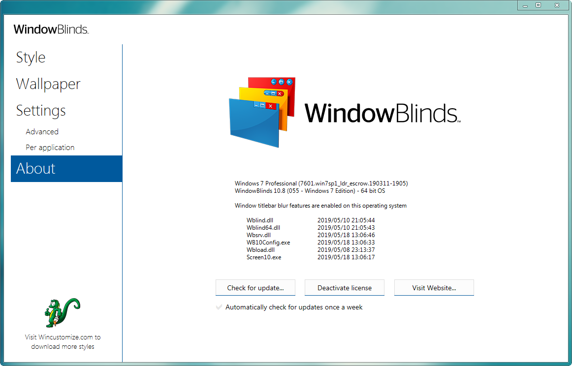 Stardock WindowBlinds 10.80 | Katılımsız