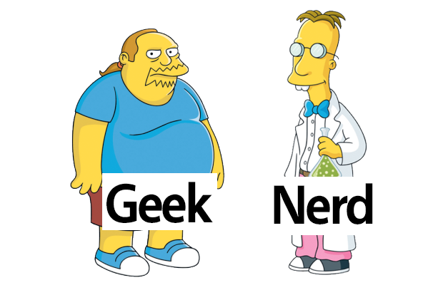 Nerd geek. Geek.