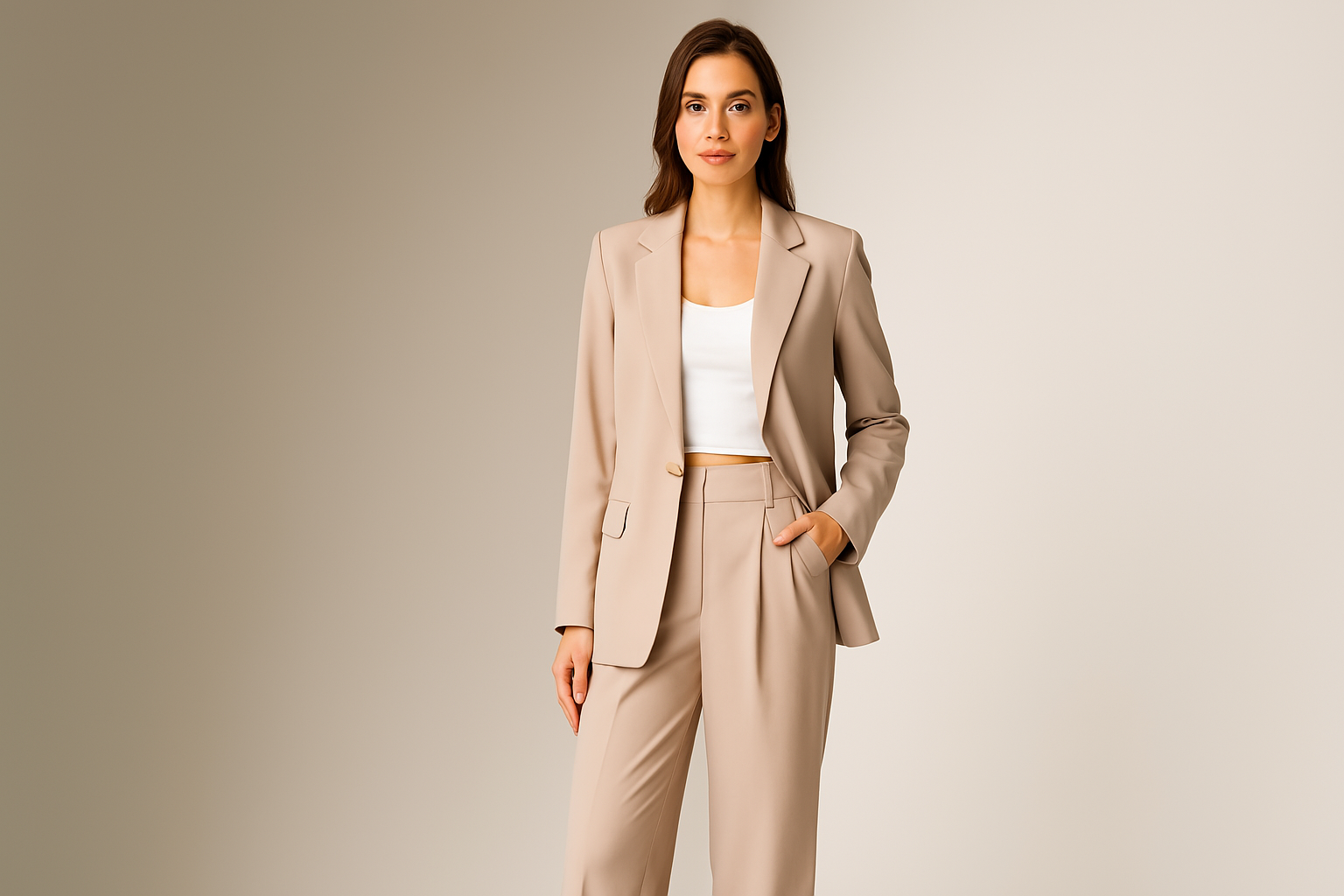 The Key to Everyday Chic: Casual Pantsuit Style
