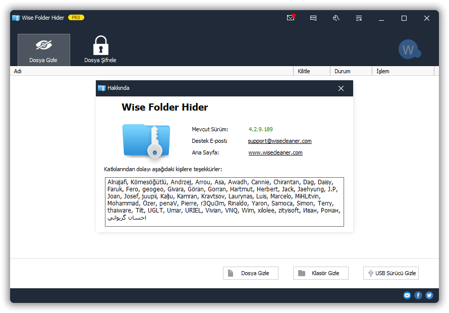 Wise Folder Hider Pro 4.2.9.189 | Katılımsız