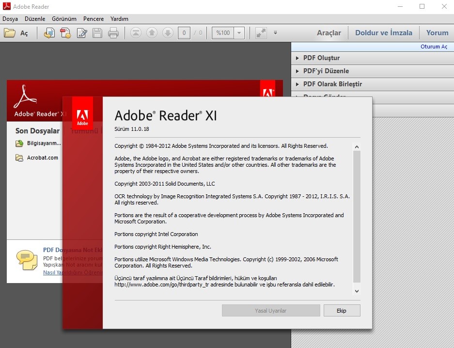 Adobe reader dc 32