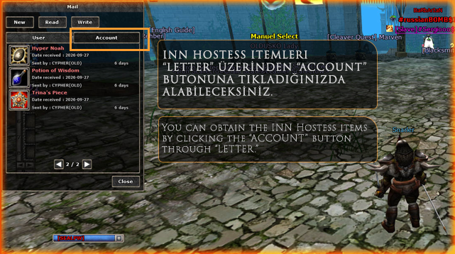 Banka Letter Account