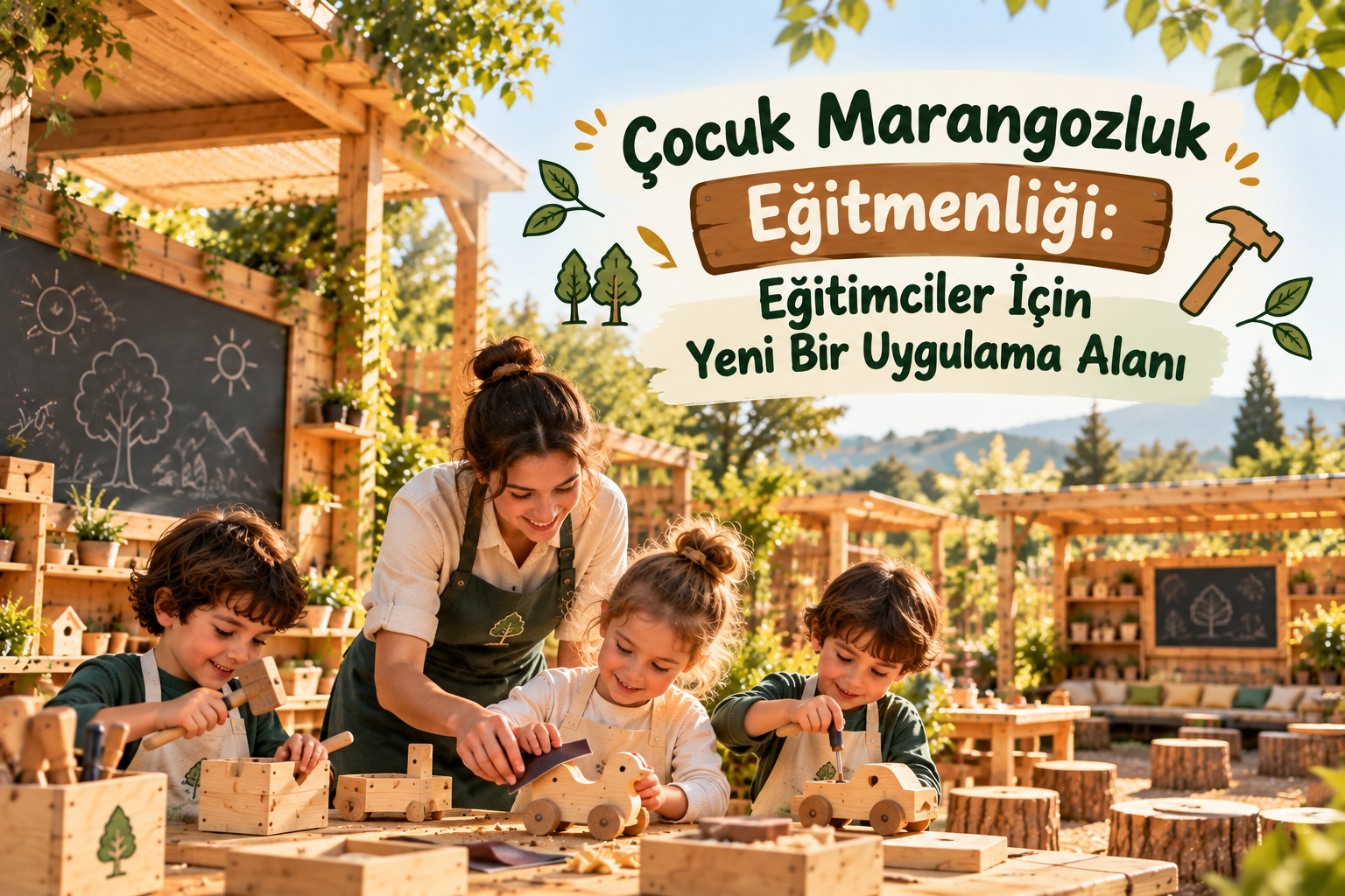 Eğitimciler için çocuk marangozluk eğitmenliği blog görseli