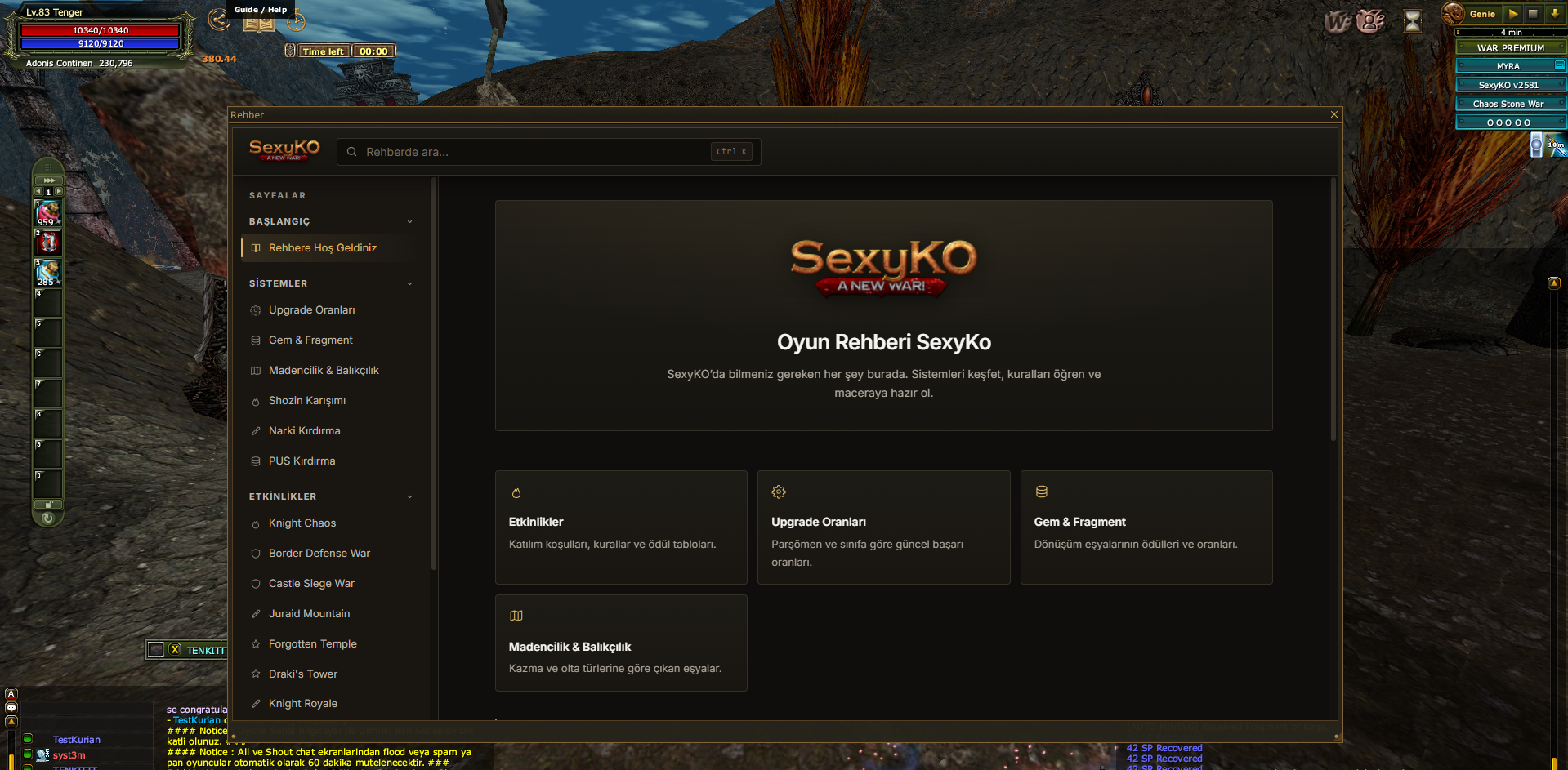 SexyKO Rehber Sistemi