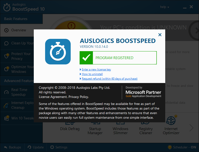 Auslogics BoostSpeed Premium 11.2.0.2 | Katılımsız