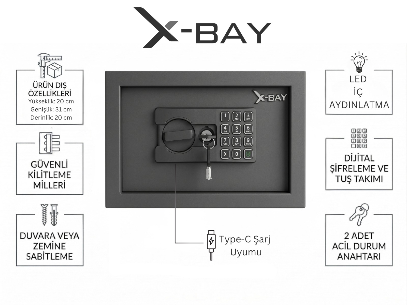 X-Bay XB-2000 ürün özellikleri