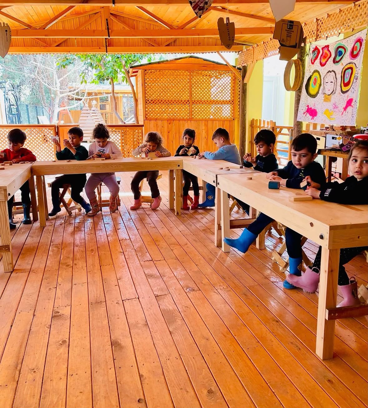 Anaokulları, orman okulu ve kreşler için Marangoz Kids Akademi lisans paketi