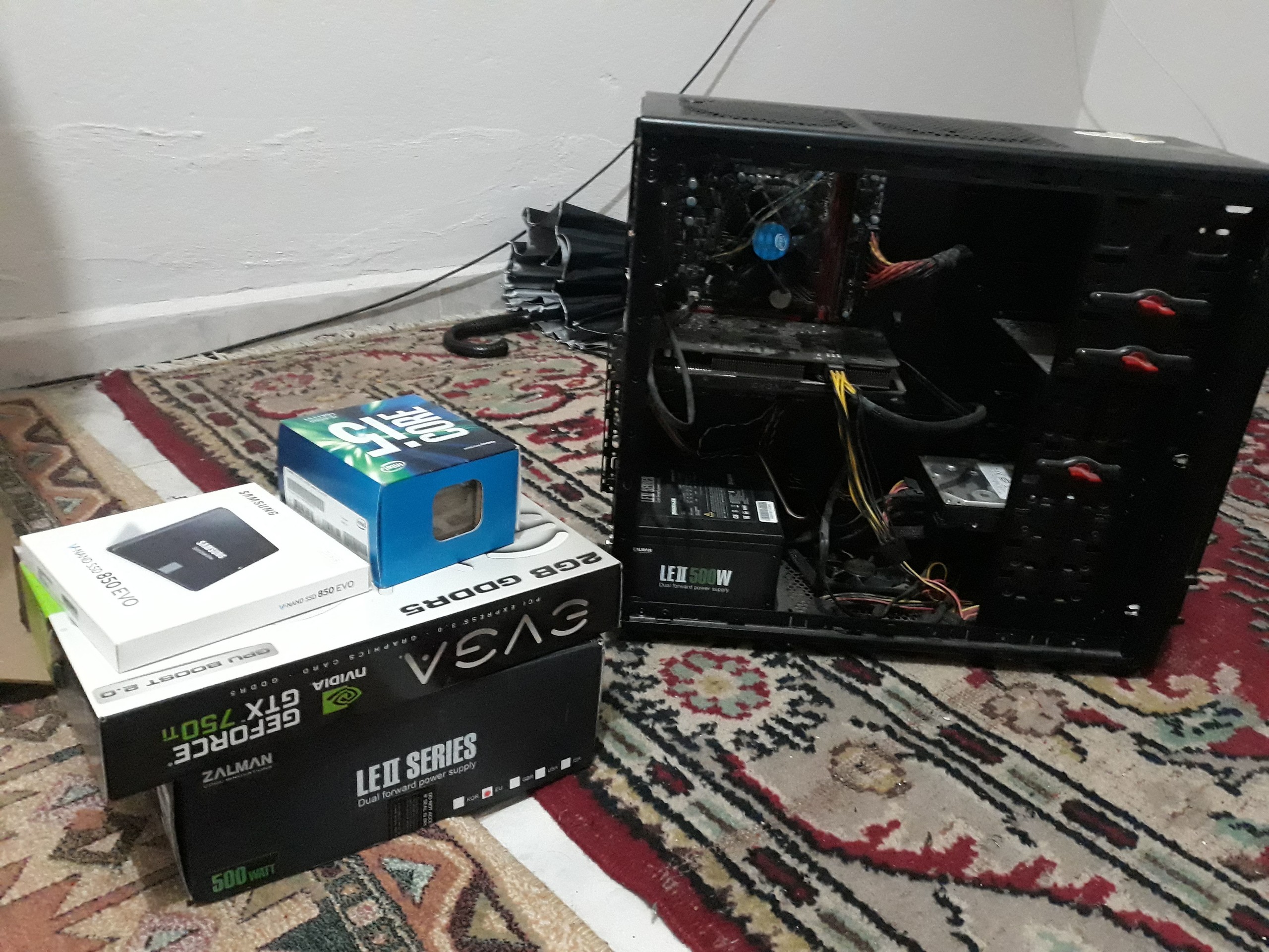 2000 TL i5 6500 Msi H110m Gaming 8gb Evga 750ti FTW