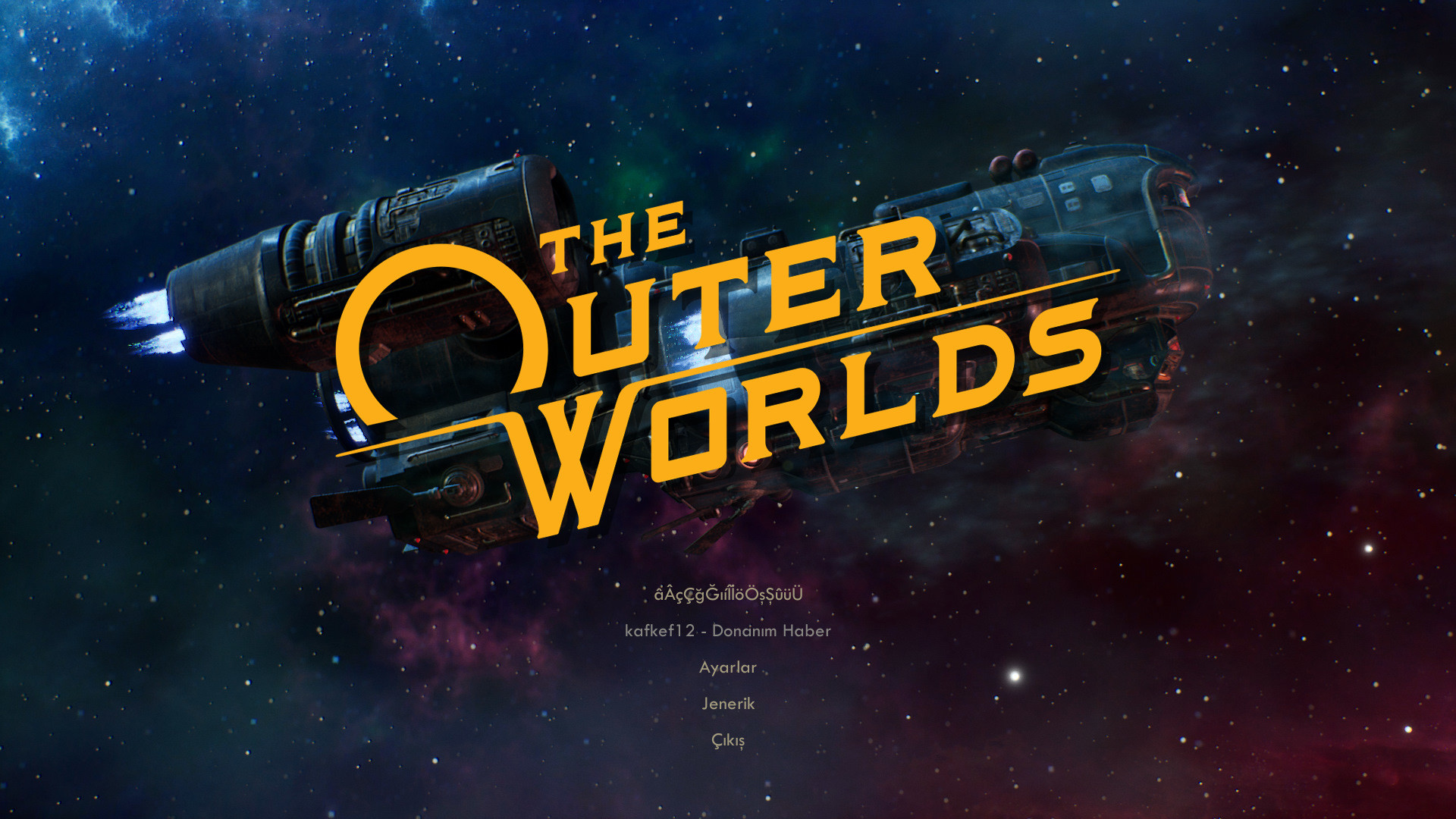 THE OUTER WORLDS TR YAMA İSTEK